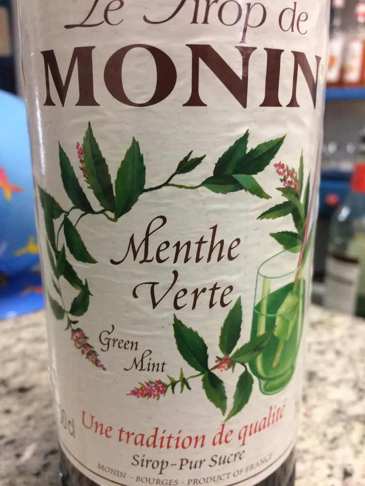 Monin sirop menthe verte