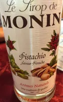 Monin - Pistache (pistachio) Syrup 70cl Bottle