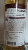 Monin Syrup Hazelnut