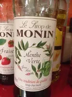 Le Sirop De Monin Menthe Verthe