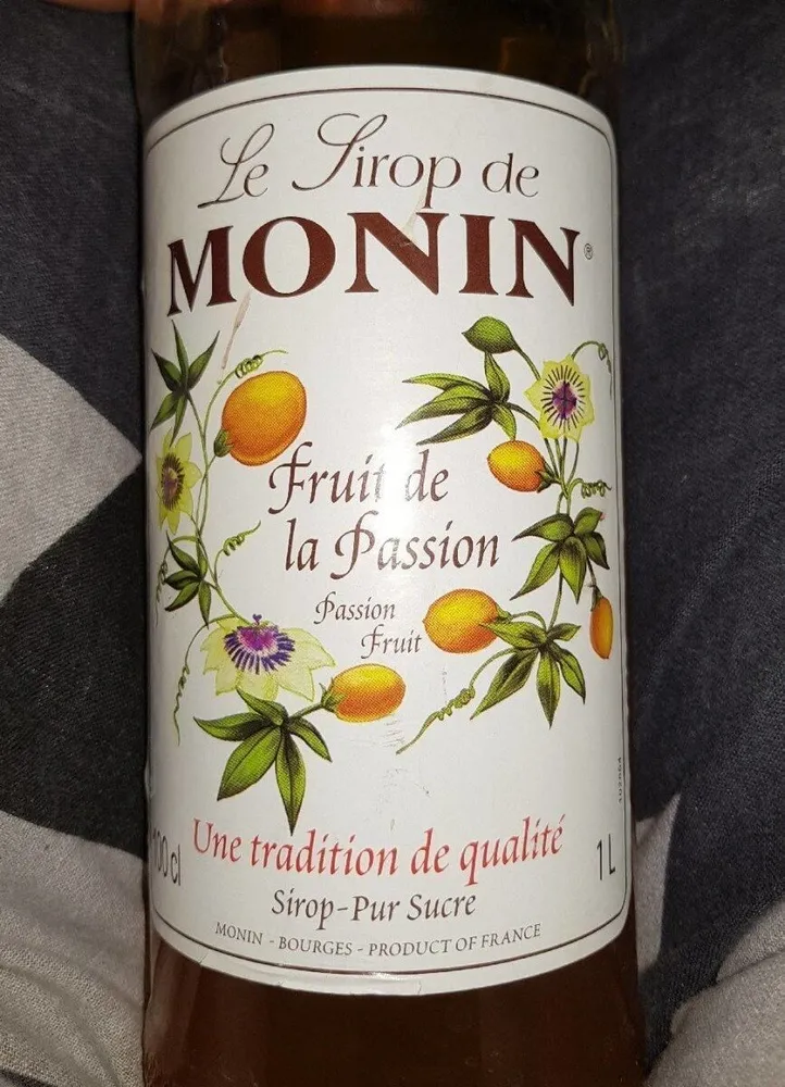 Sirop monin fruit de la passion