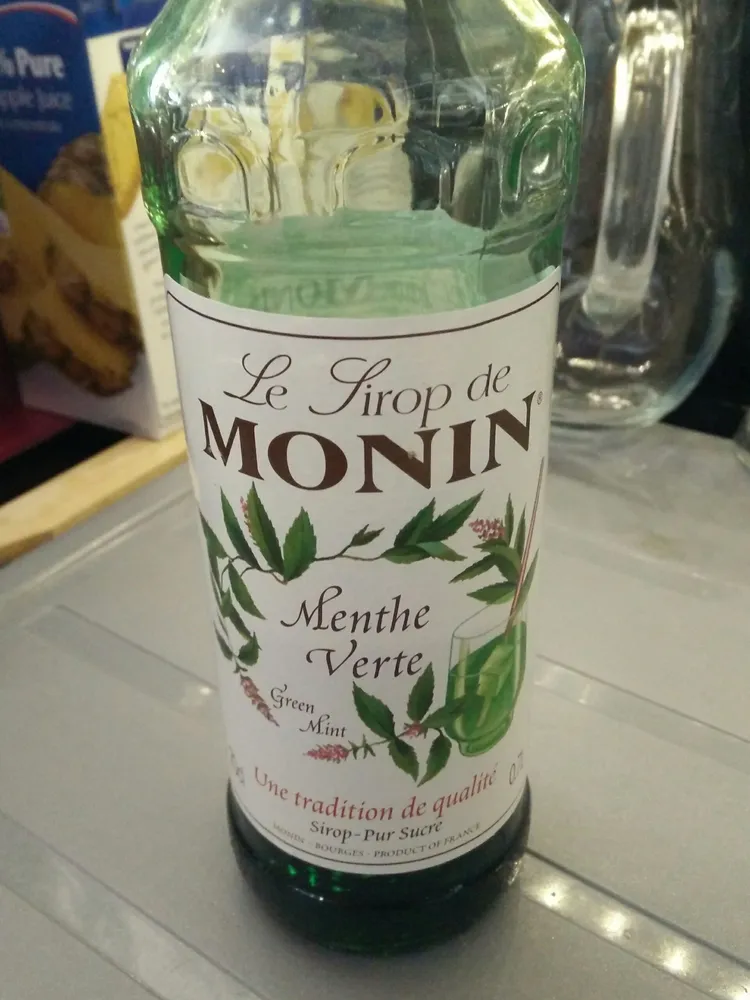 Sirop menthe verte