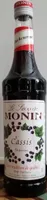 Sirop Cassis Monin 70 cl, 1 Bouteille