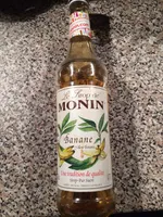 Sirop Banane Jaune Monin 70 CL, 1 Bouteille