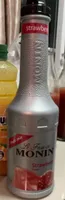 Le fruit de monin puree de fraise