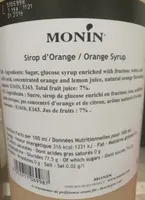 Sirop d'Orange