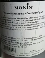 Sirop de grenadine