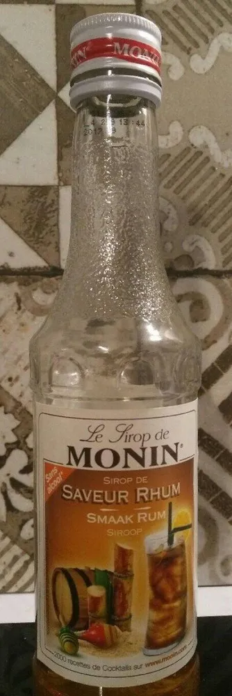 Sirop saveur rhum