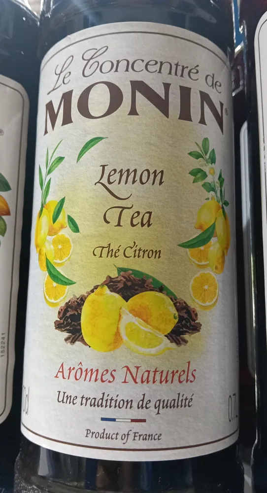 Monin - Lemon Tea Thé Citron - Sirop