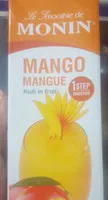 Le Smoothie de Monin Mangue