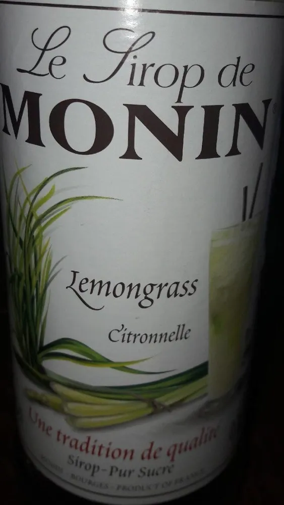 Professionele Siroop Lemongrass, Fles 700 ML