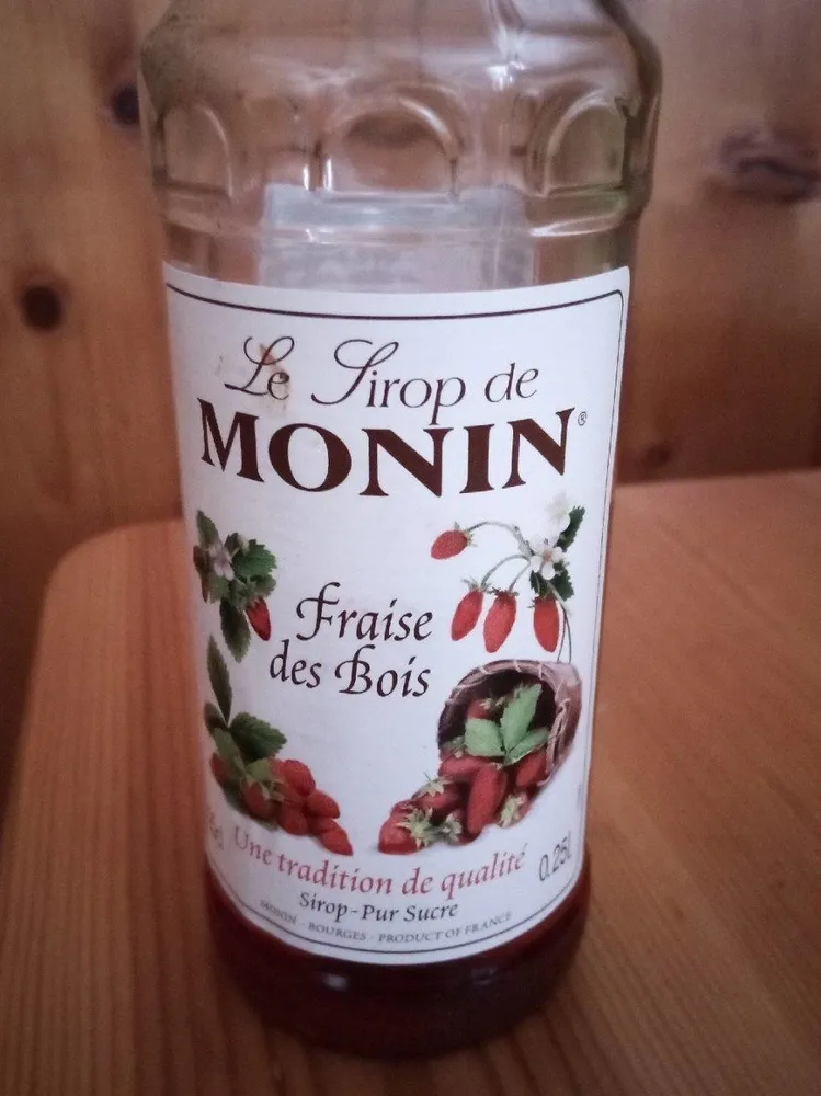 Sirop de fraises des bois