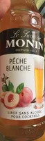 Sirop peche blanche