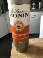 La Sauce de MONIN Salted Caramel Sauce Sauce Saveu