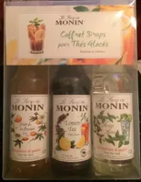 Coffret sirops pour thés glacés