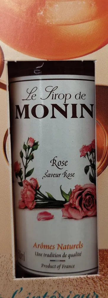 le Sirop de MONIN Parfum Rose