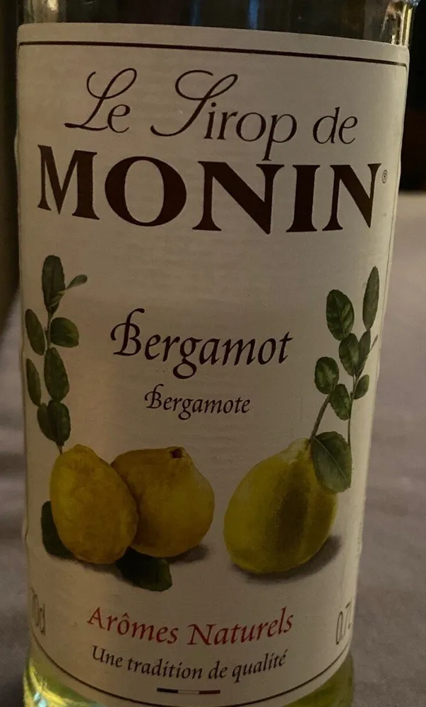 Sirop bergamote