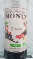 Sirop Monin grenadine bio