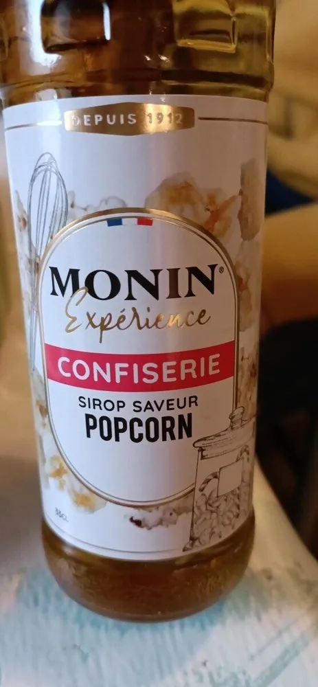 Sirop saveur popcorn