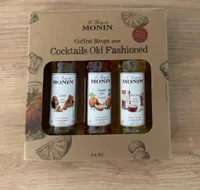 Coffret sirops cocktails old fashioned