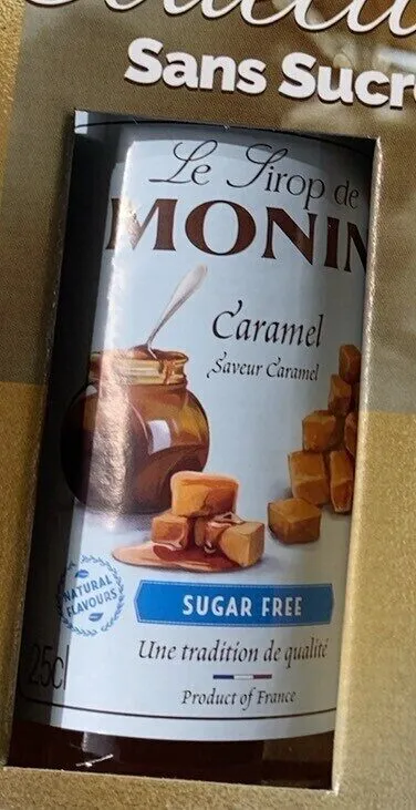 Sirop de Monin saveurs Vanille - Caramel - Noisette