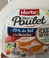 Blanc de poulet -25% de sel à la broche