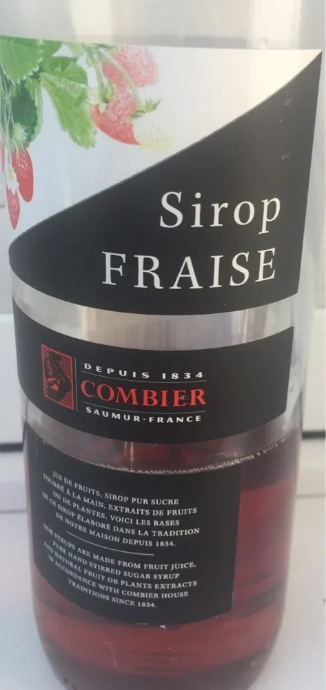 Sirop de fraise