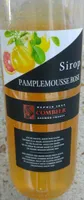 Sirop de pamplemousse rose