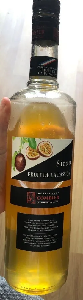 Sirop fruit de la passion