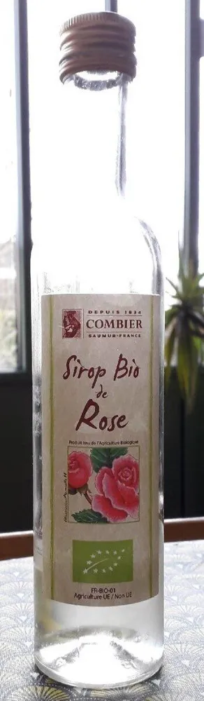 Sirop bio de rose