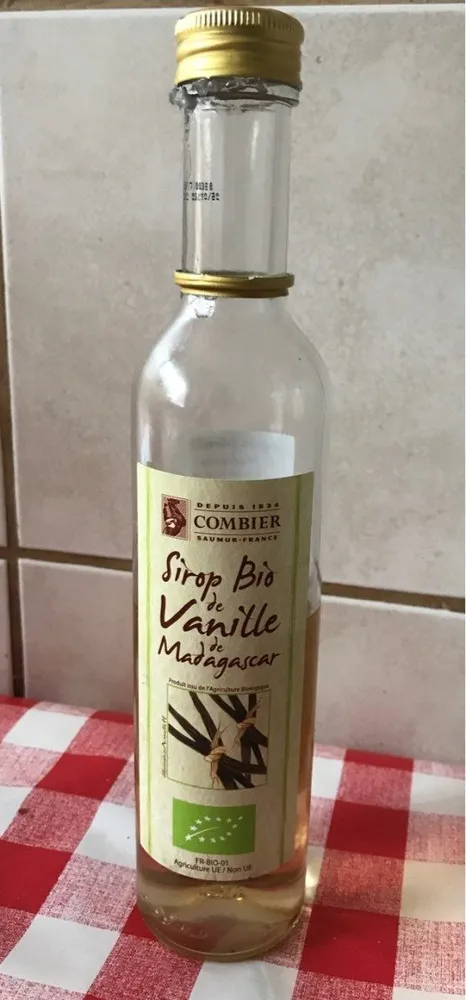 Sirop bio de vanille de Madagascar