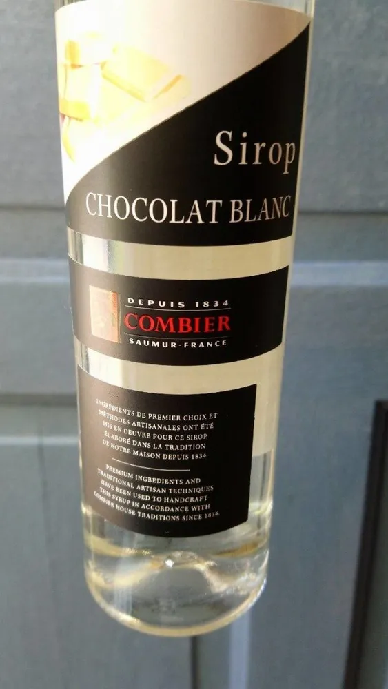 Sirop chocolat blanc