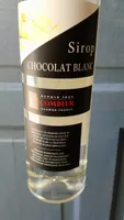 Sirop chocolat blanc