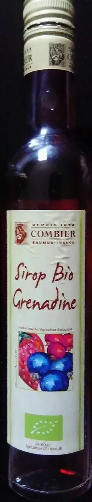 Sirop bio grenadine
