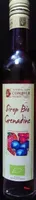 Sirop bio grenadine