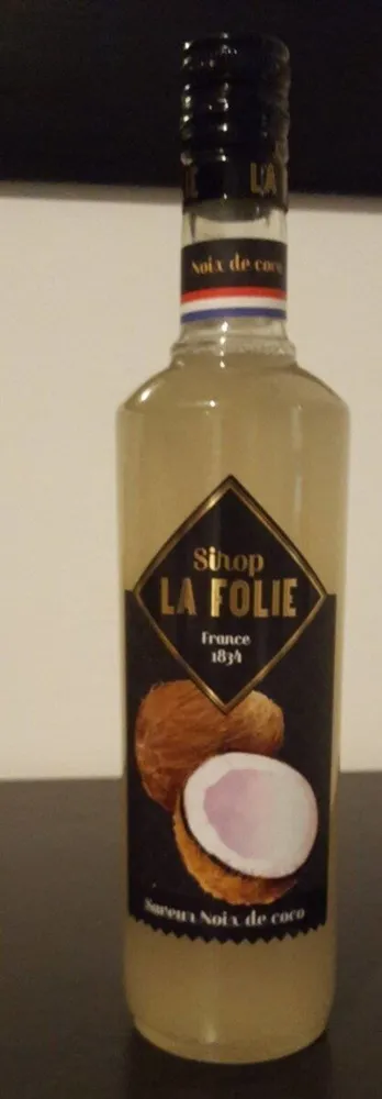 Sirop saveur noix de coco