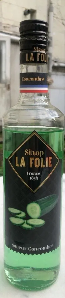 Sirop la folie concombre