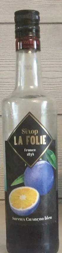 Sirop saveur curaçao bleu