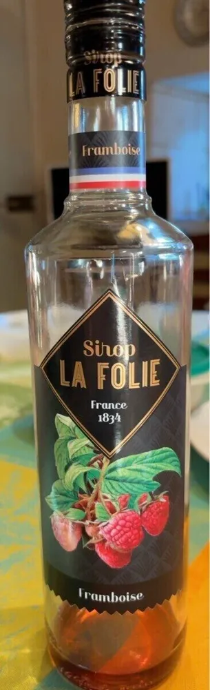 Sirop La Folie Framboise