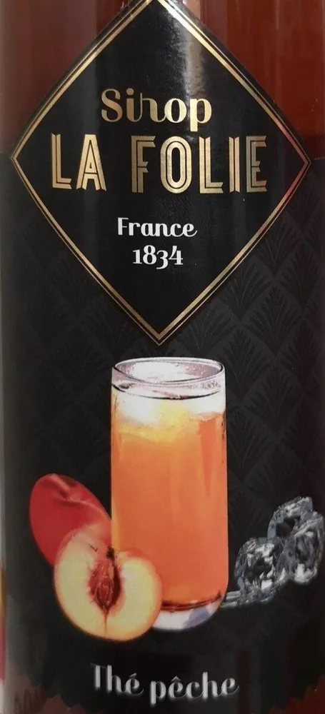 Sirop thé pêche