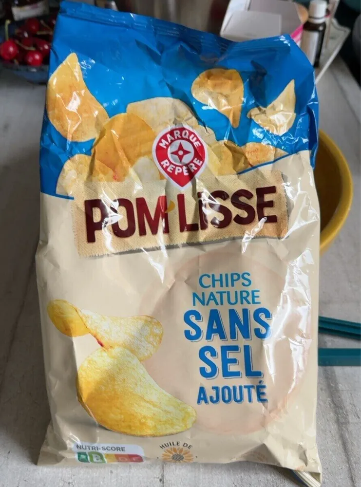 Chips nature sans sel ajouté