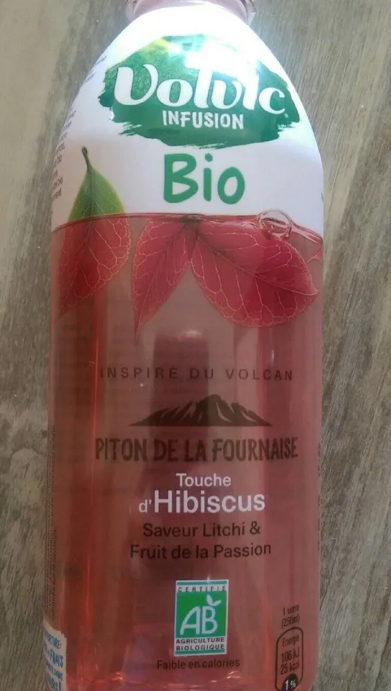 Volvic infusion Touche d'hibiscus