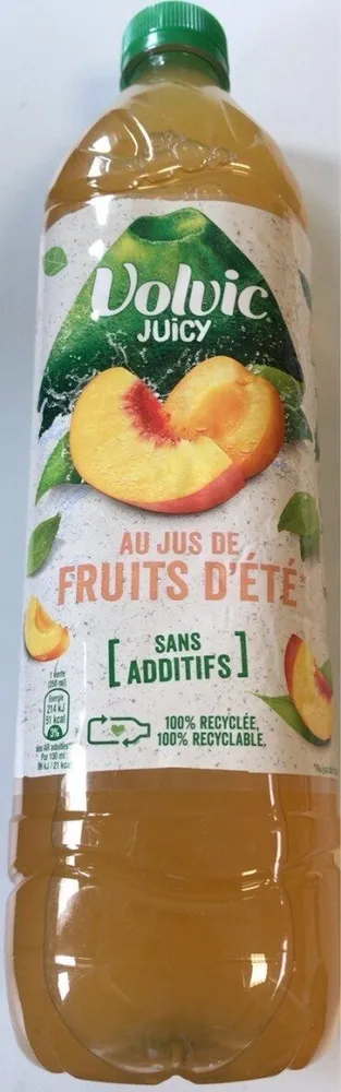 Volvic juicy au jus de fruits d'été