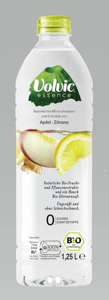 Volvic essence Apfel-Zitrone-Ingwer 1,25L PET EW