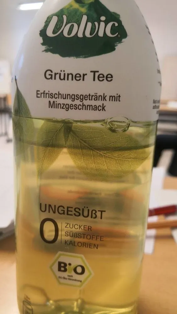 Grüner Tee Erfrischungsgetränk mit Minzgeschmack
