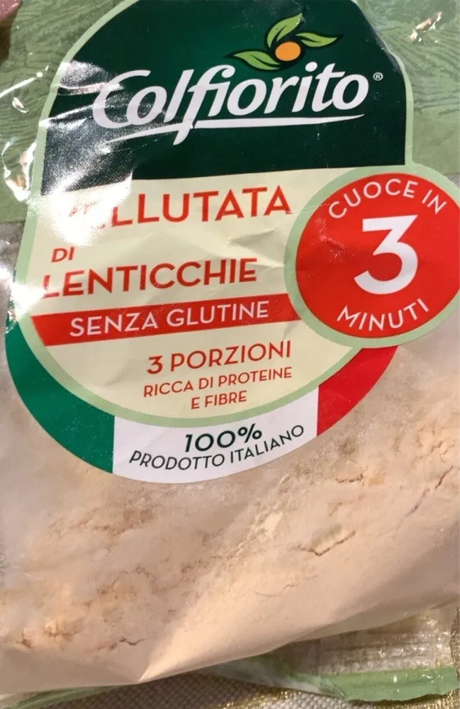 Vellutata di lenticchie senza glutine