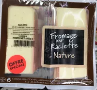Fromage pour raclette nature (27,5% MG)
