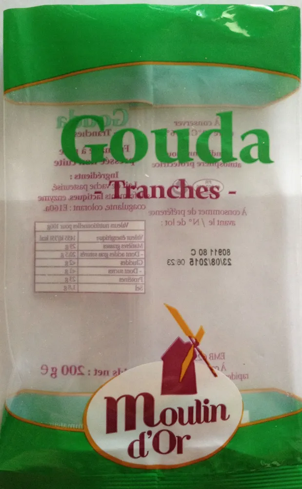 Gouda tranches (29% MG)