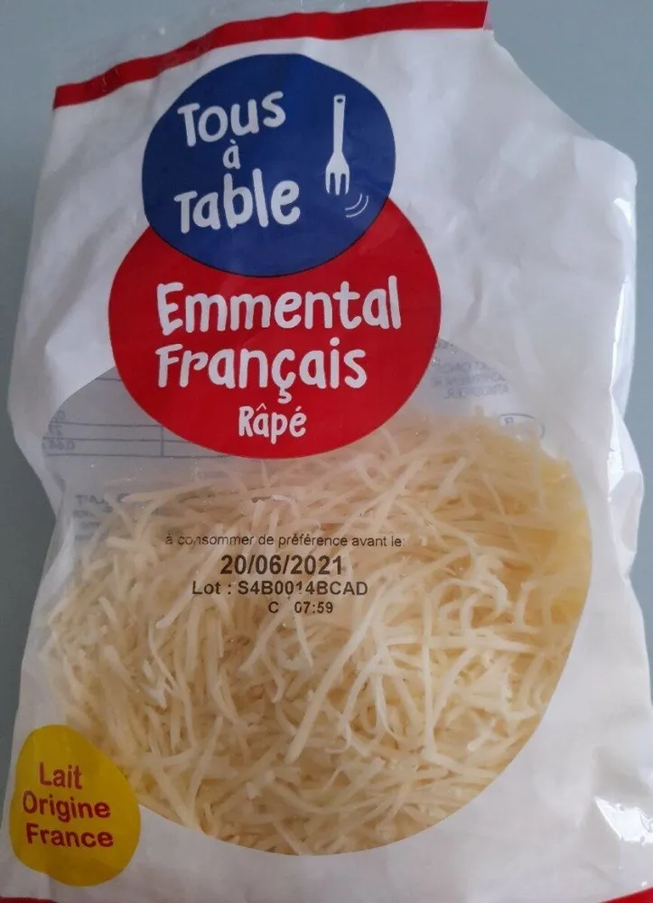 Emmental français râpé