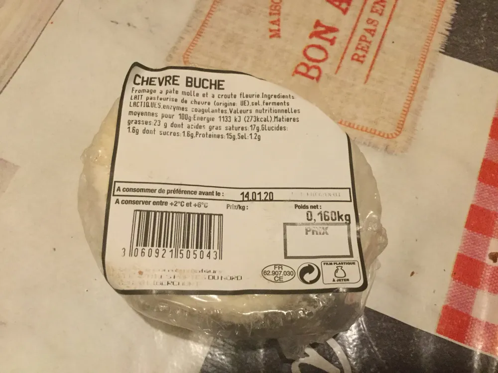 Chèvre buche